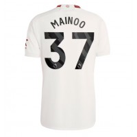 Dres Manchester United Kobbie Mainoo #37 Rezervni 2023-24 Kratak Rukav